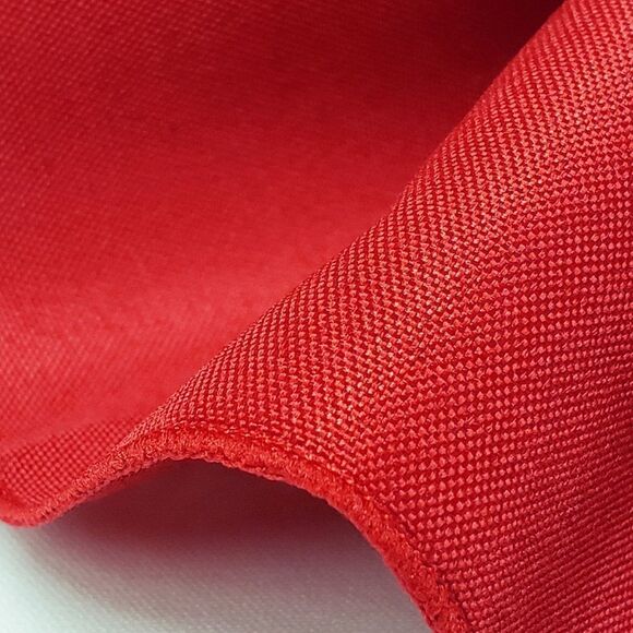 Six piece cherry red table napkins X two total 12 - Picture 2 of 5